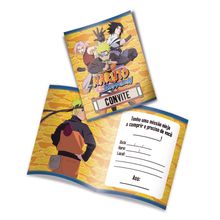 Naruto Convite c/8 - Festcolor