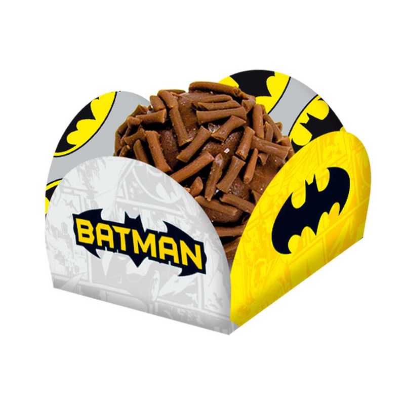 Batman Geek Porta Forminha c/40 - Festcolor