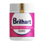 Pó para Decoração Glitter Ouro 5g - Brilhart