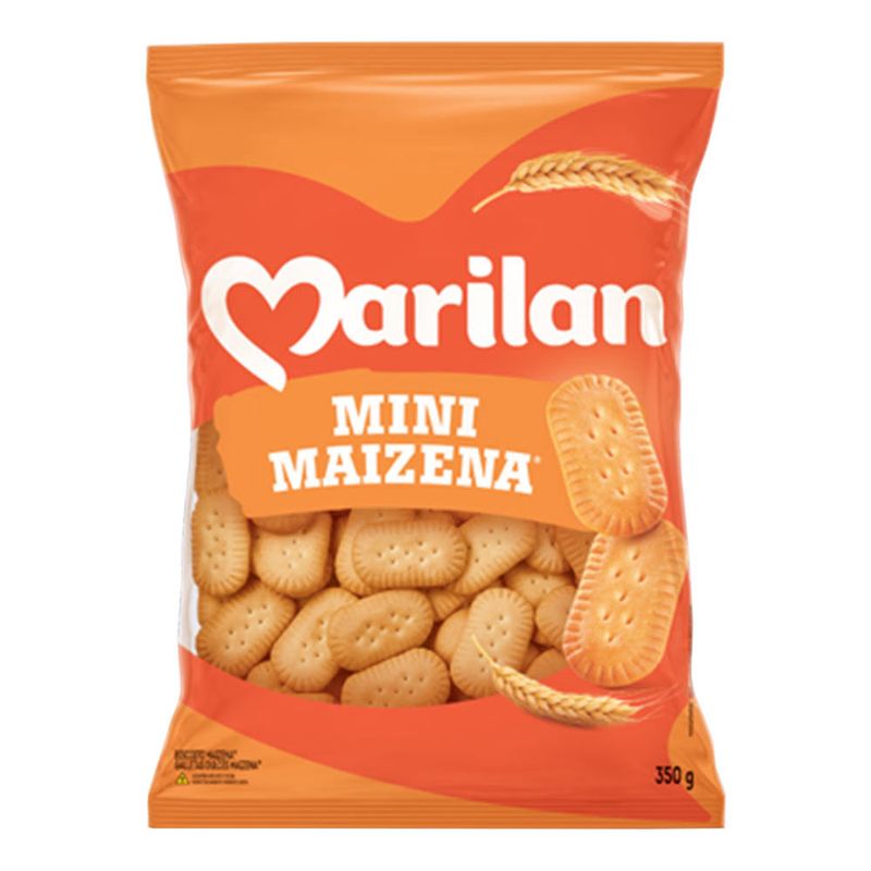 Mini Biscoito Maizena 350g - Marilan