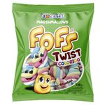 Marshmallow Fofs Twist Colorido 220g - Florestal