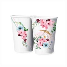 Floral Copo Papel 180ml C/12 - Regina