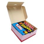 Kit TPM 4 - Caixa personalizada + Chocolate Twix, Lollo e Charge