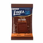 Mini Tablete de Chocolate Zero Lactose Ao Leite 13g - Linea