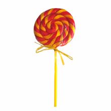 Pirulito Psicodélico Amarelo e Vermelho 9cm - Arte e Cor