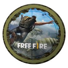 Free Fire Prato Redondo 18cm c/8 - Festcolor