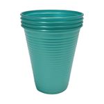 Copo Plástico Perolado Verde 200ml c/50 - Bello