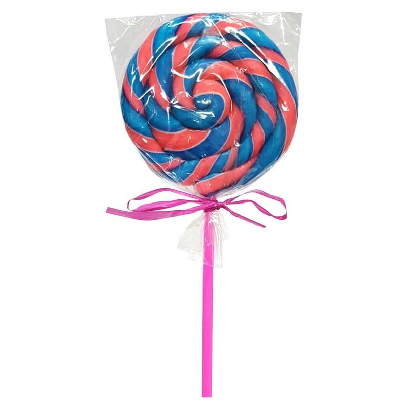 Pirulito Psicodélico Azul Rosa 13cm - Arte e Cor