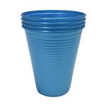 Copo Plástico Perolado Azul 200ml c/50 - Bello