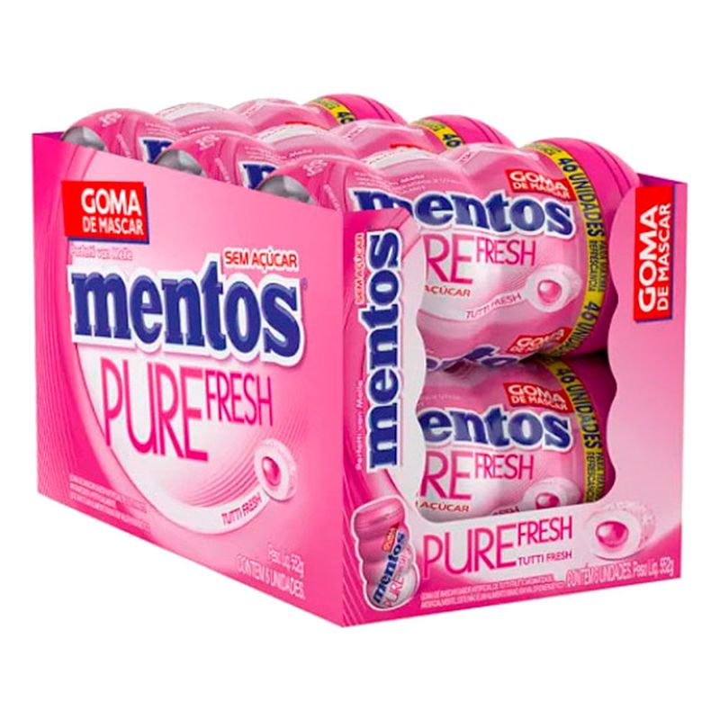 Goma De Mascar Mentos Pure Fresh Big Tutti Frutti C6 Perfetti