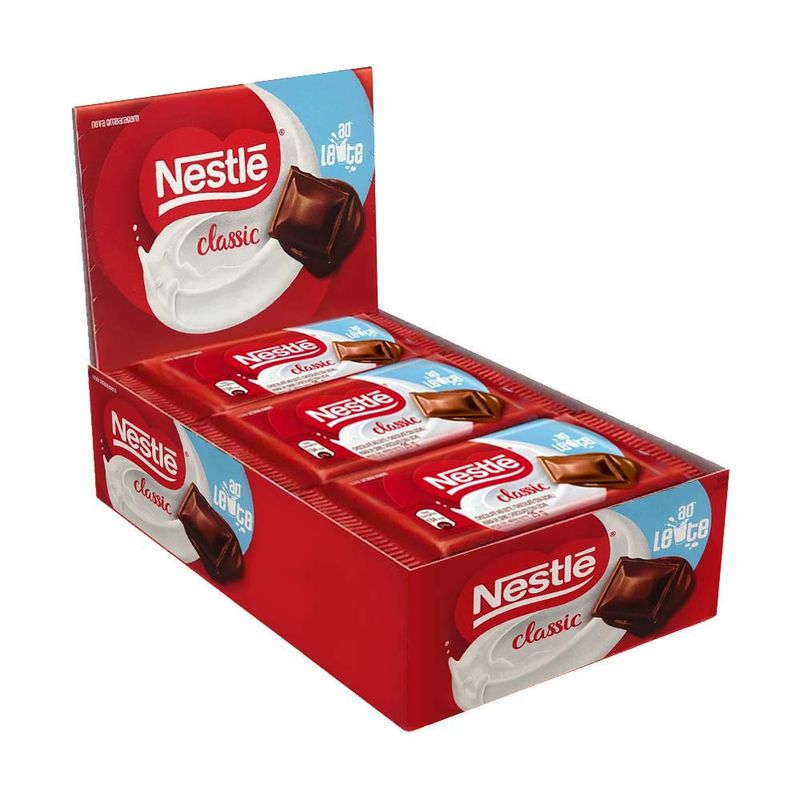 Tablete de Chocolate Ao Leite Classic 25g c/22 - Nestlé