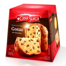 Panettone Gotas de Chocolate 400g - Casa Suíça