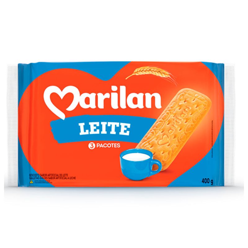 Biscoito Leite 350g - Marilan
