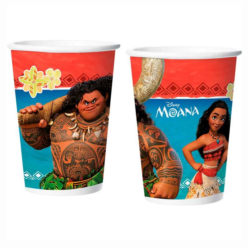 Moana Copo Papel 180ml c/12 - Regina