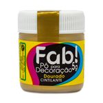 Pó para Decoração Dourado 5g - Fab