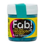 Pó para Decoração Azul Tiffany 3g - Fab