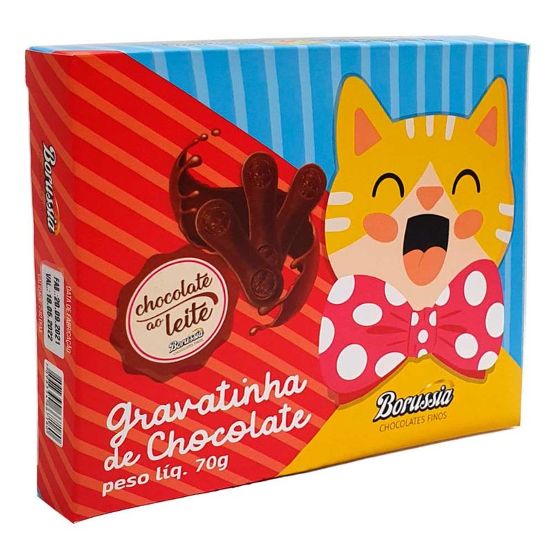 Gravatinha de Chocolate Ao leite 70g - Borussia