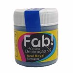 Pó para Decoração Azul Royal 3g - Fab