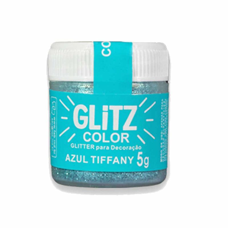 Gliter para Decoração 5g Azul Tiffany - Fab