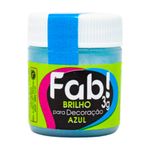 Glittter para Decoração Azul 5g - Fab