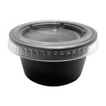 Kit Copo Tampa Preto 30ml c/20 - Bello Copo