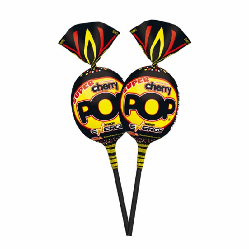 Pirulito Super Cherry Pop Energy c/25 - Sams