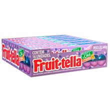 Bala Mastigável Fruit-tella Blueberry c/16 - Perfetti
