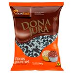 Flocos de Chocolate Macio Mesclado Dona Jura 500g - Cacau Foods