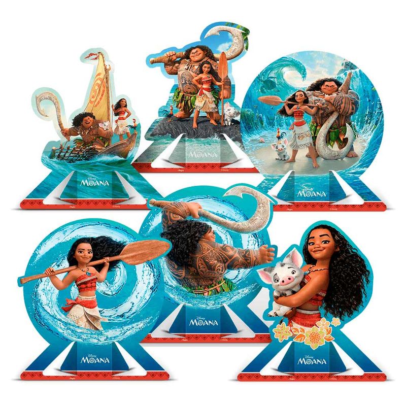 Moana Decoração de Mesa c/6 - Regina