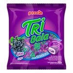 Bala Tribala Recheada Uva 100g - Peccin