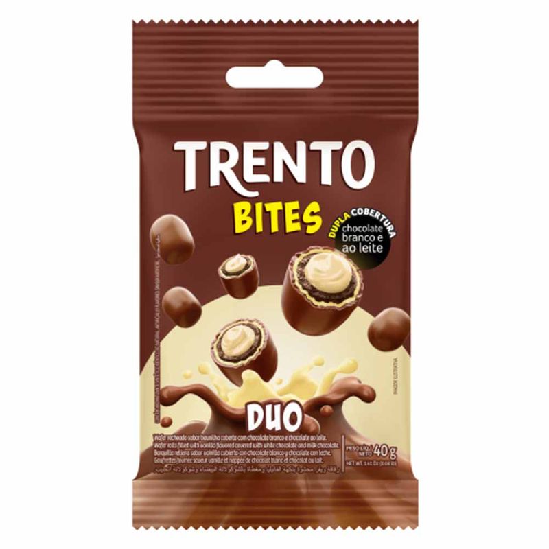 Chocolate Trento Bites Duo 40g c/12 - Peccin
