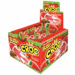 Chiclete Recheado Croc Morango c/40 - Buzzy