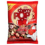 Pirulito Cherry Pop Maçã do Amor Recheado c/50 - Sams