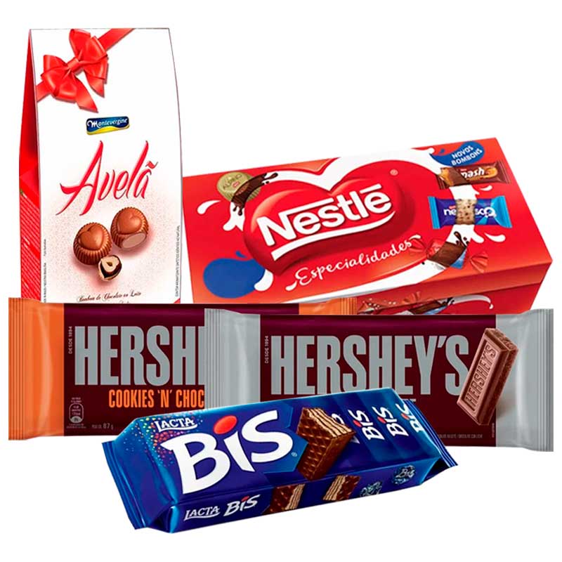 Kit Presente 8 - Chocolates Sortidos