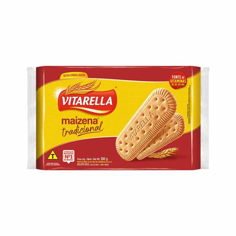 Biscoito Doce Maizena 350g - Vitarella