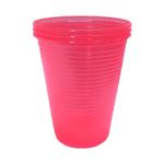 Copo Plástico Neon Rosa 200ml c/50 - Bello