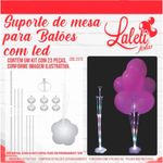 Suporte de Mesa para Balões com Led 70cm - Laleti