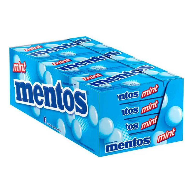 Bala Mentos Slim Box Menta c/12 - Perfetti