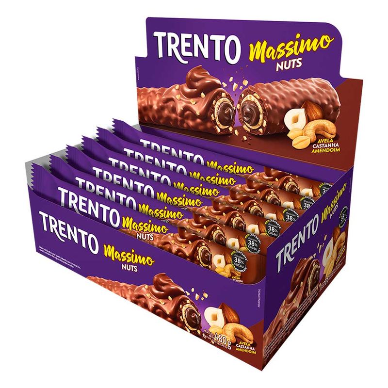 Chocolate Trento Massimo Nuts c/16 - Peccin