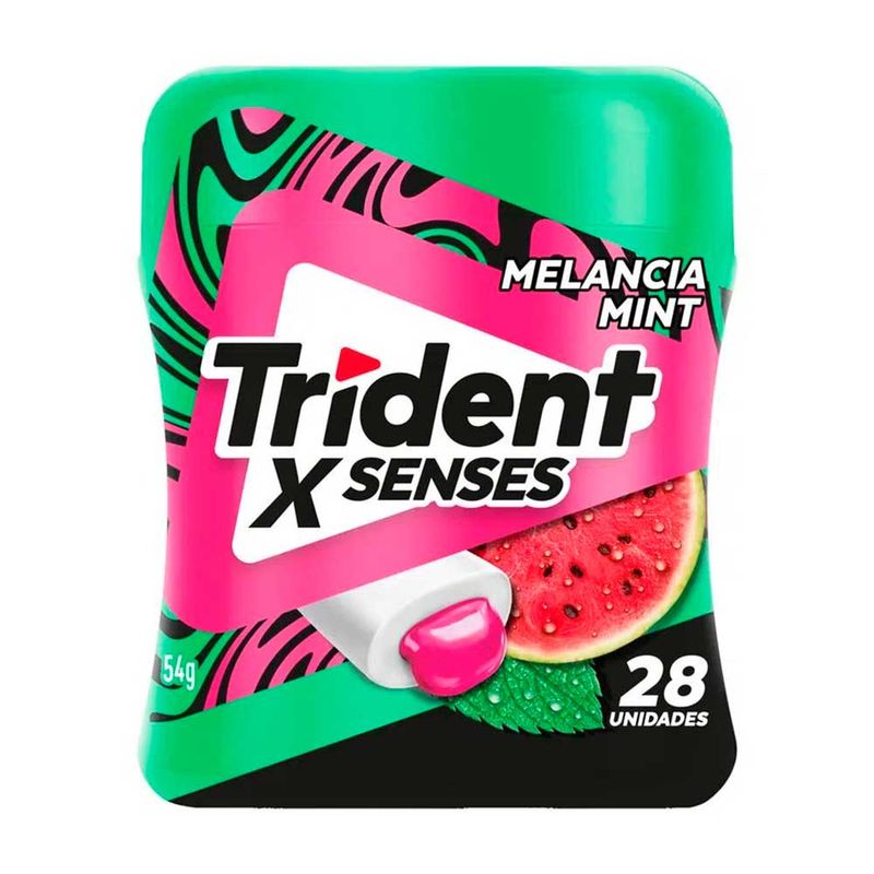 Goma de Mascar Trident X-Senses Melancia Mint c/6 - Adams