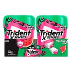 Goma de Mascar Trident X-Senses Melancia Mint c/6 - Adams