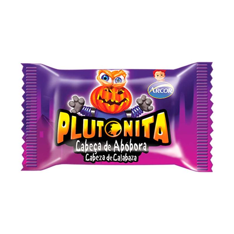 Chiclete Plutonita Cabeça de Abóbora 180g - Arcor