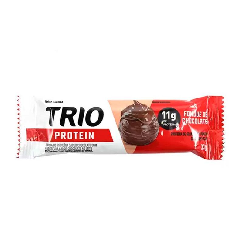 Barra de Proteína Pro30Vit Fondue de Chocolate 33g - Trio