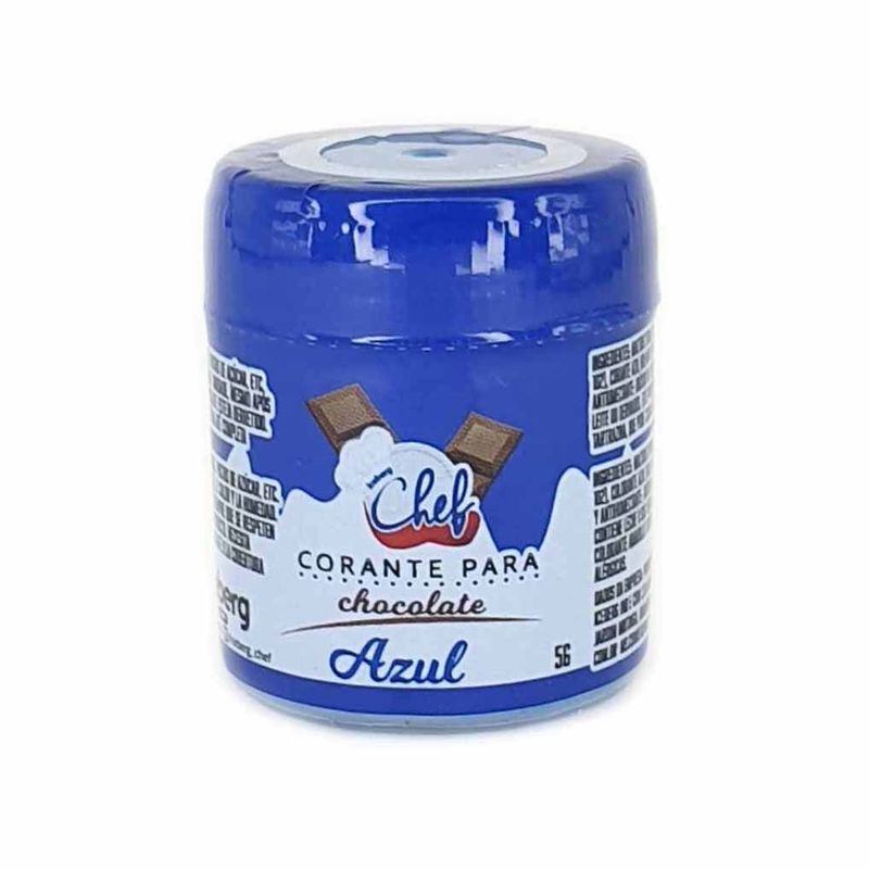 Corante em Pó para Chocolate Azul 5g - Iceberg Chef