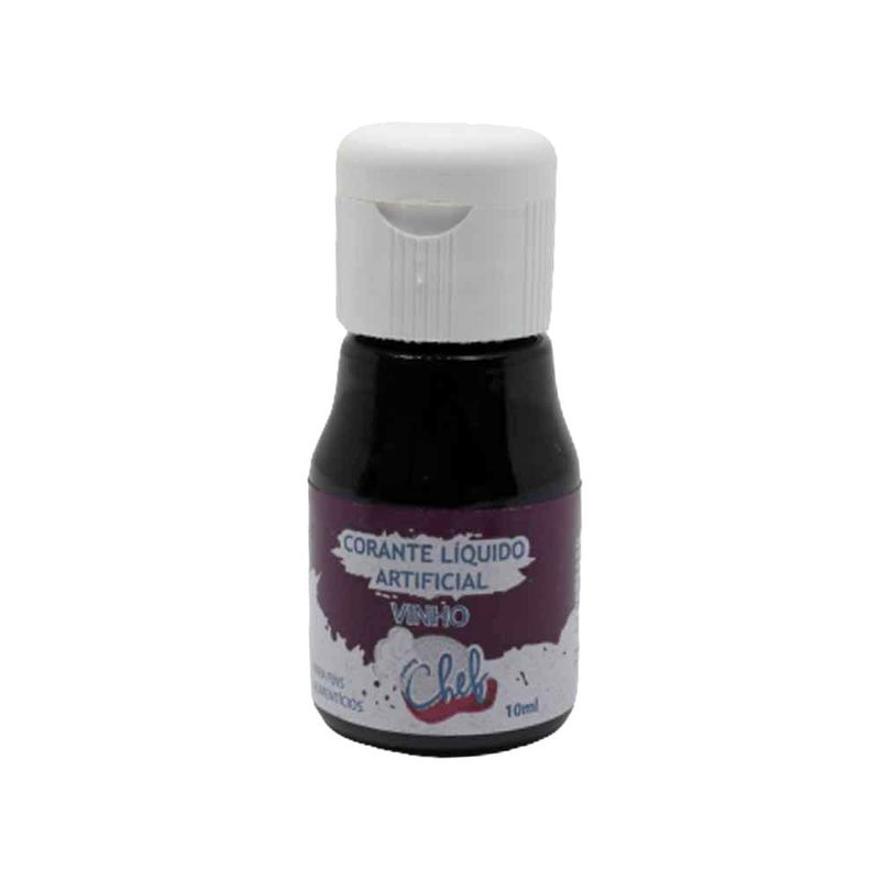 Corante Líquido Vinho 10ml - Iceberg Chef