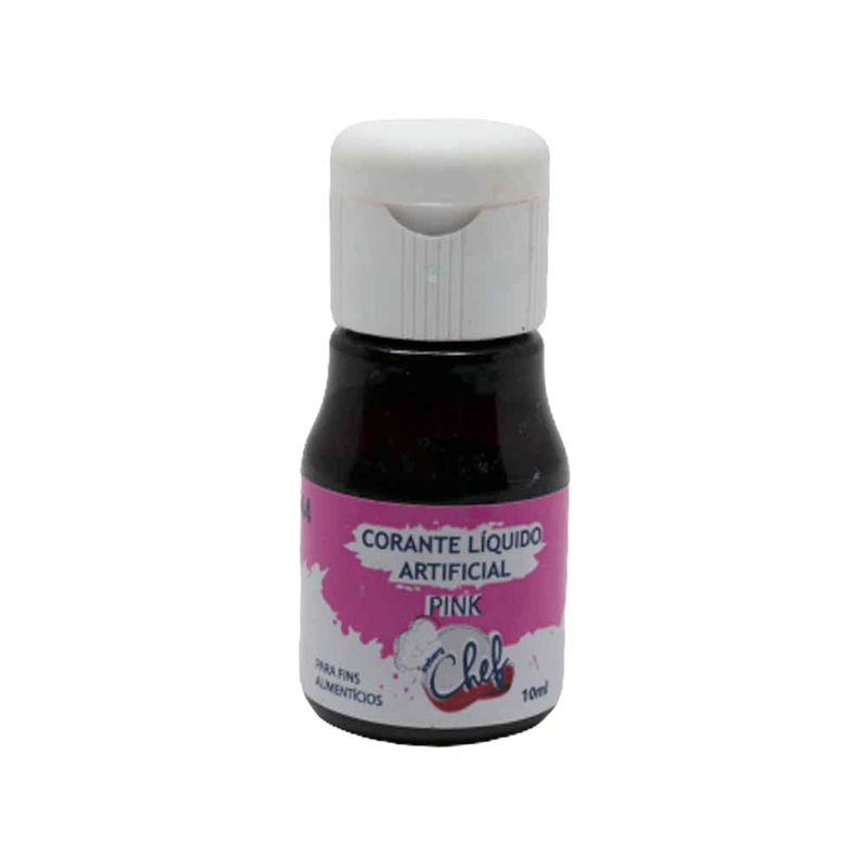 Corante Líquido Pink 10ml - Iceberg Chef