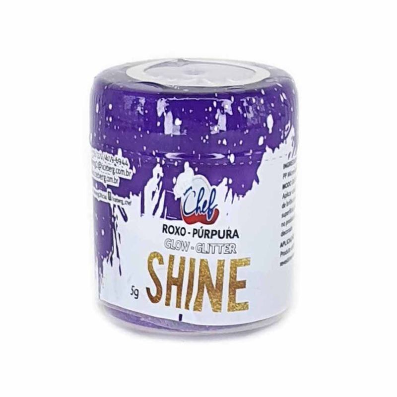 Glitter Glow Shine Roxo 5g - Iceberg Chef