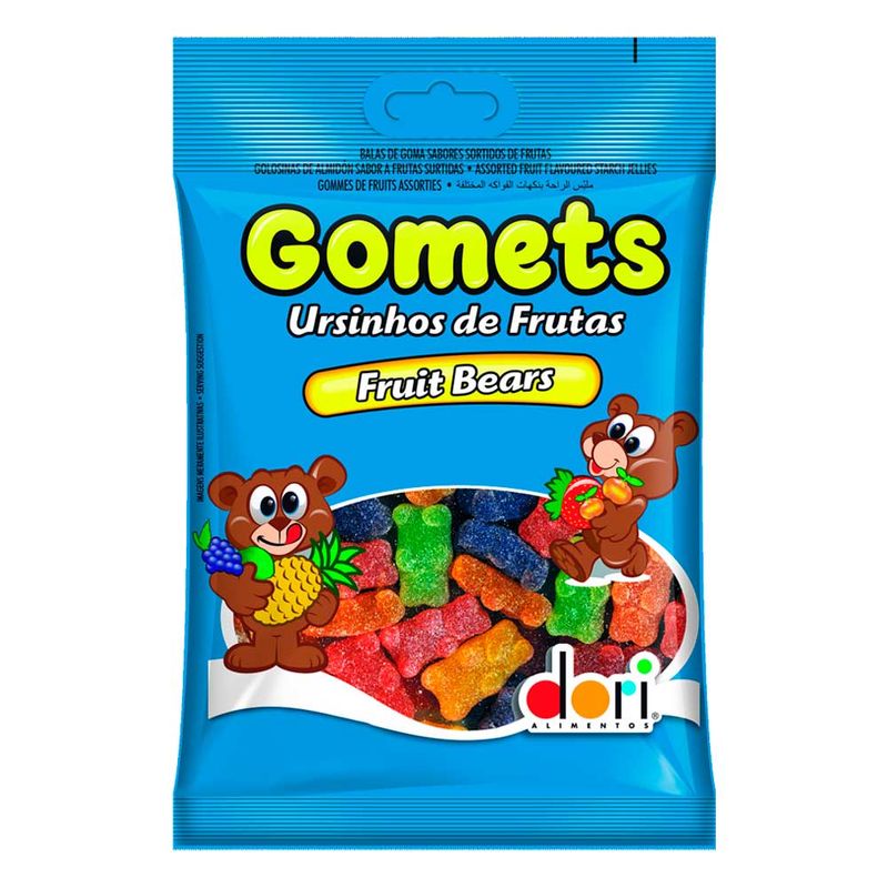 Bala de Goma Gomets Ursinhos de Frutas 150g - Dori