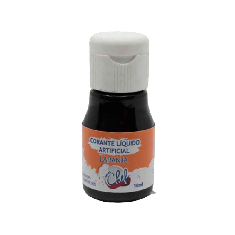 Corante Líquido Laranja 10ml - Iceberg Chef