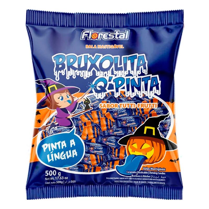 Bala Mastigável Bruxolita Pinta Lingua 500g - Florestal